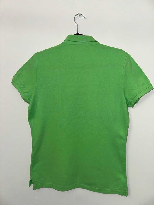 Оригинална зелена Polo тениска Ralph Lauren Sport - Размер S