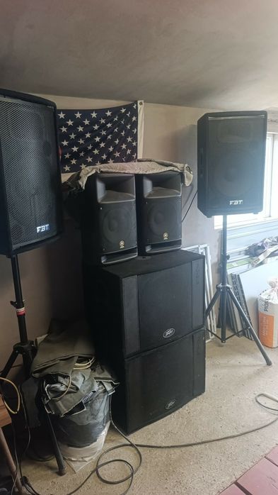 Boxe FBT Yamaha Amplificataor TA 1050 basi Peavey