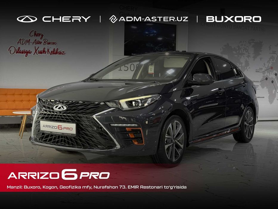 Yangi Chery Arrizo 6 Pro FULL ADM-ASTER Rasmiy dilerlik markazi.
