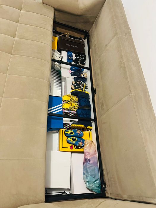 Canapea extensibila cu doua fotolii