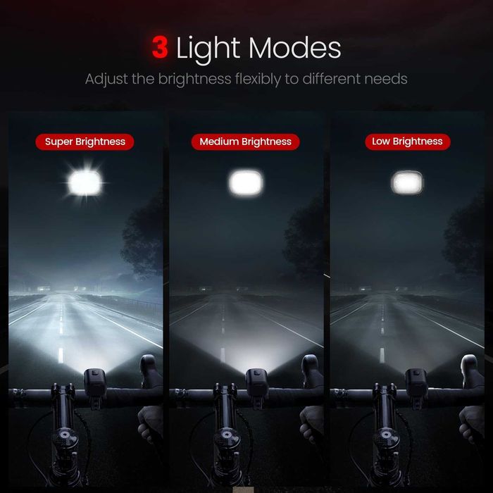 Lanterna pentru bicicleta fata+spate LED