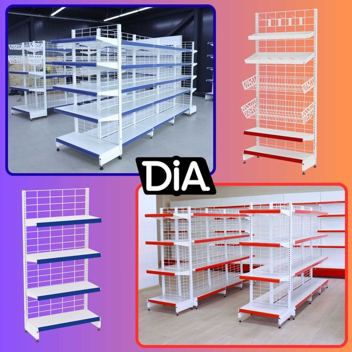 Стеллаж металлический сборный, konstruktiv metall stellajlar