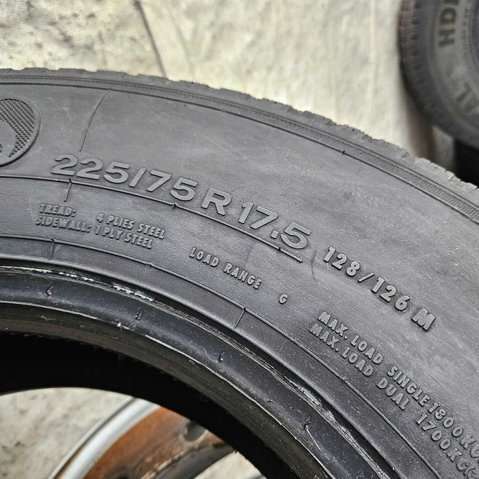 1 тежкотоварна гума 225/75R17.5 Semperit Euro-Steel M434 128/126M