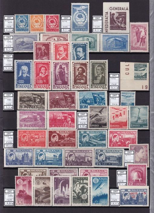 Clasor colectie timbre România 1858