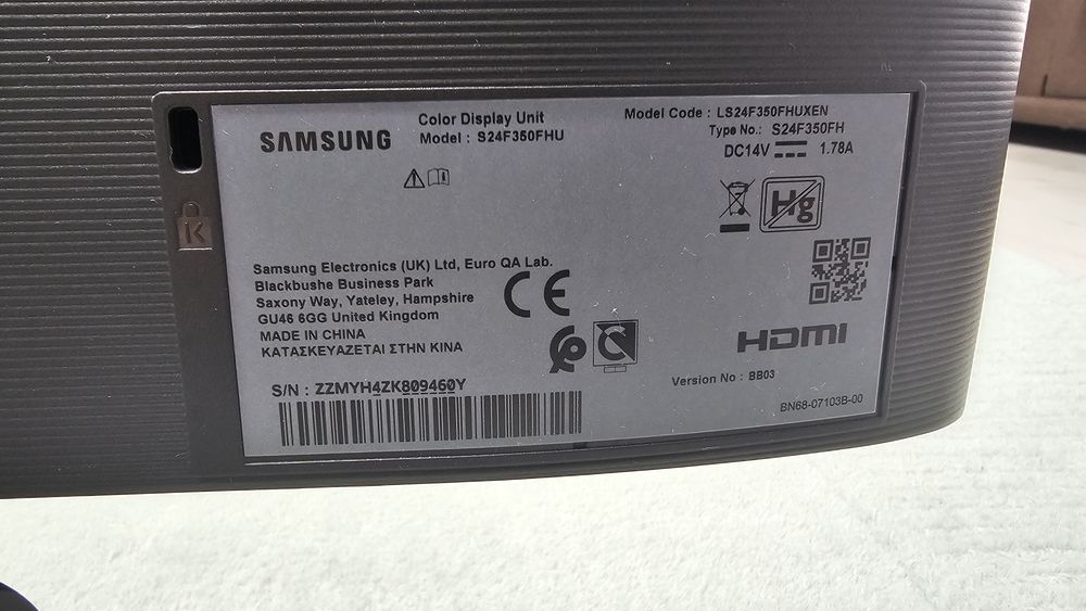 Monitor Gaming Samsung 24inch