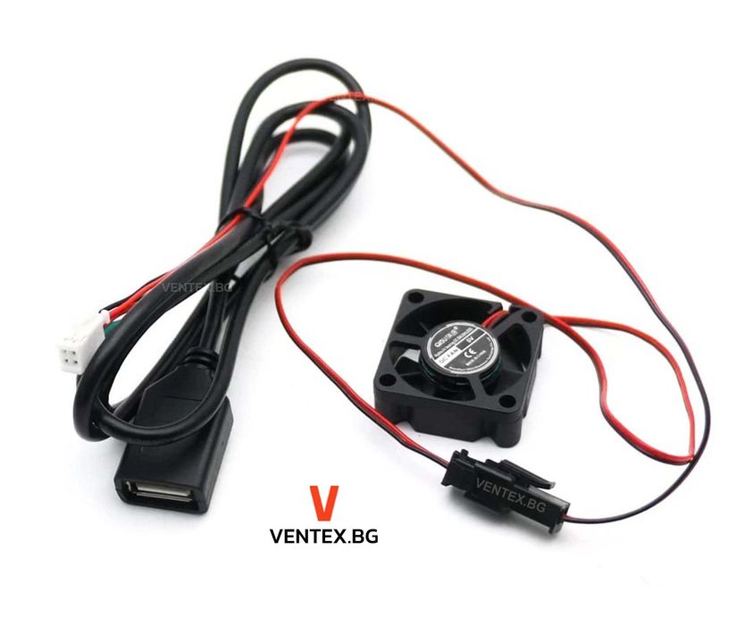Охлаждащ вентилатор за Android мултимедия за автомобил + USB интерфейс