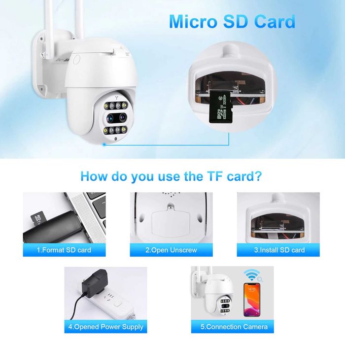 HD камера 3 Mp 10X ZOOM 3,6 + 12 mm двоен обектив