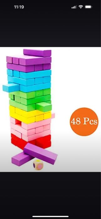 Деревянная Штабелируемая доска игра для детей и взрослых,