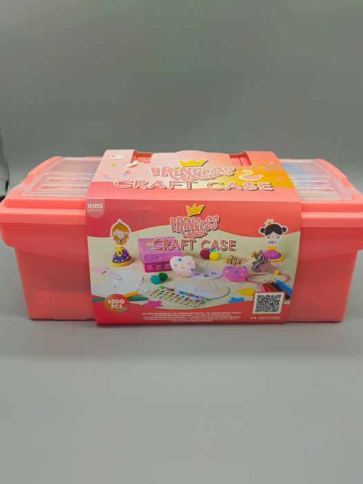 Детски творчески комплект Kids Kingdom Princess над 200 части в куфарче