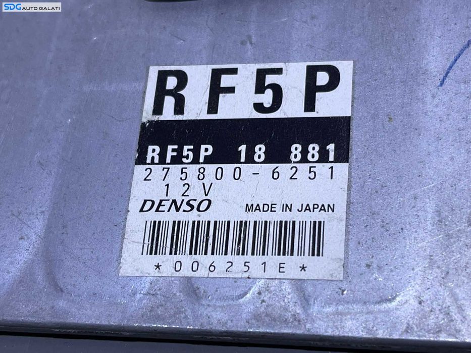 Kit Pornire ECU Calculator Motor Cip Cheie Imobilizator Mazda 6 2.0 D RF5 RF5C 2002 - 2008 Cod RF5P18881 275800-6251 [L2984]