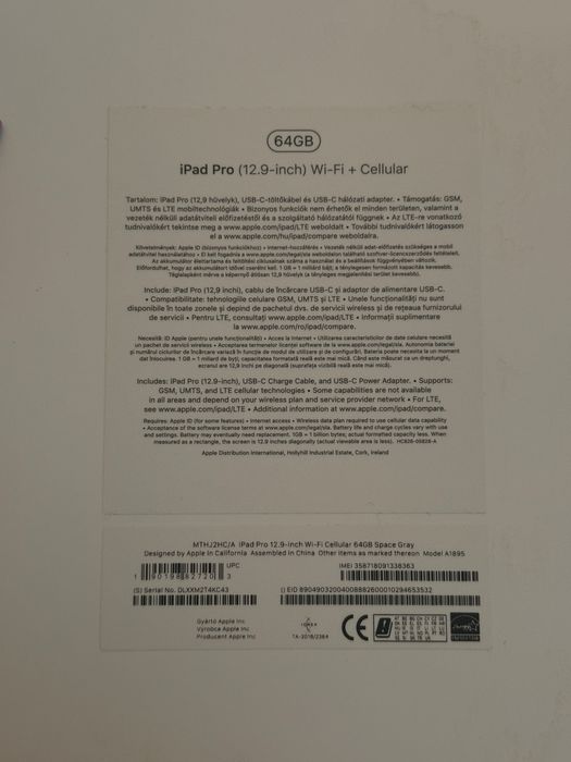 iPad Pro 12.9 inch
