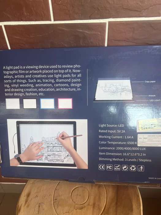 Placa luminoasă LED/Grafica A3