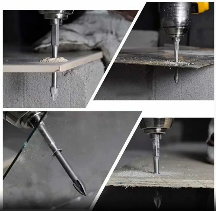 Set 7 buc de Burghiu Sticla,Ceramica,Gresie,Faianta 3 4 5 6 8 10 12 mm