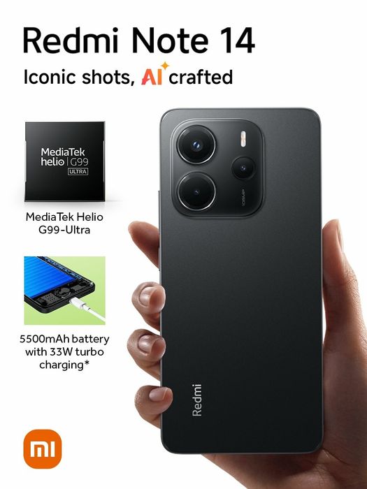 Redmi note 14 новый пачка