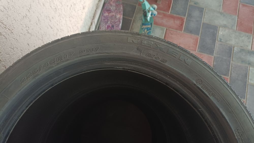 Комплект б/у резины летние