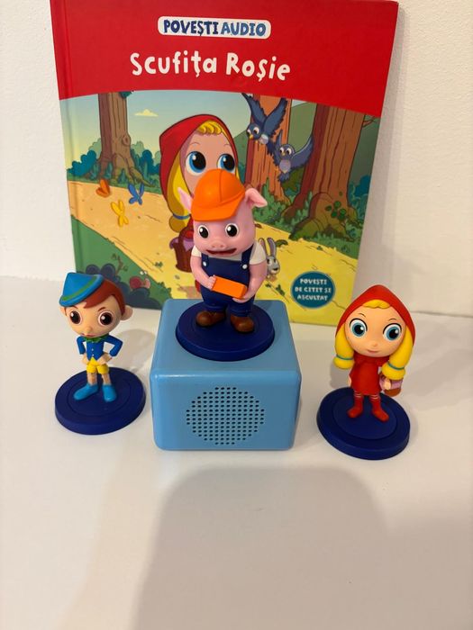 Boxa audio litera si 3 figurina cu 1  Carte