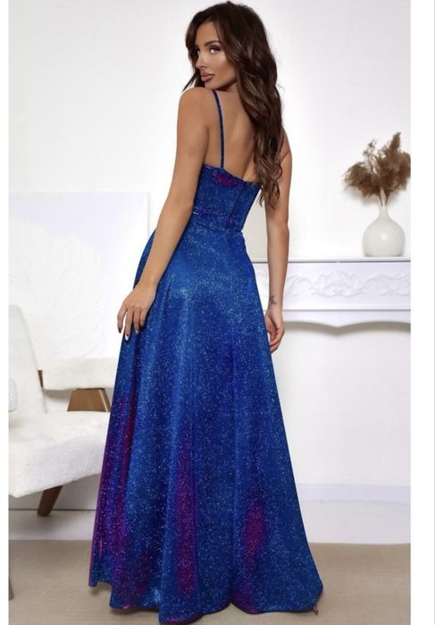 Rochie banchet lunga glitter