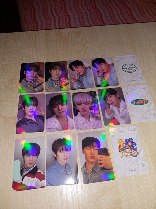 K-pop картички Stray kids и Ateez + Ive, Viction