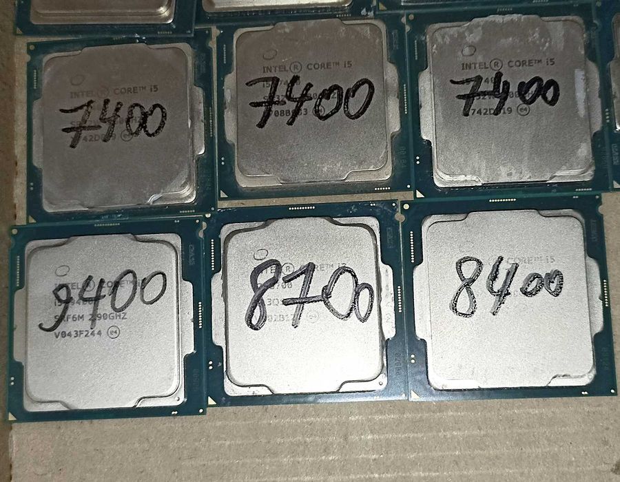 Процессоры и платы 8 и 9 поколения intel Core i3 i5 i7 LGA 1151 v2