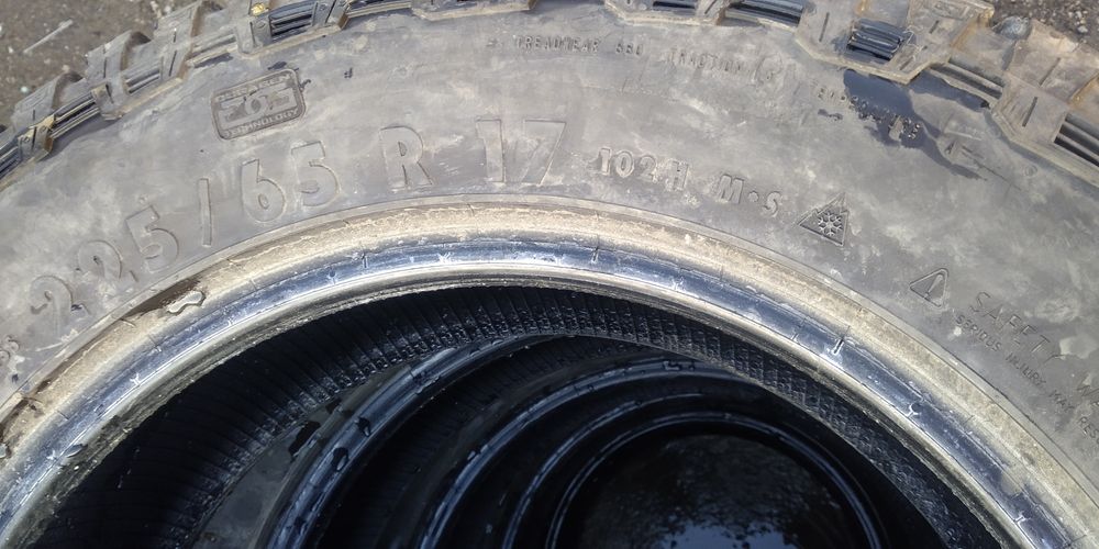 ВСЕСЕЗОННи-17цола-225/65-"GENERAL GRABBER AT3--1бр.-85лв.като н