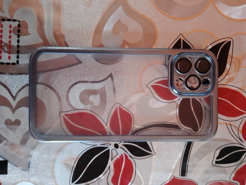 carcasă iPhone 12 laterale albastru metalic