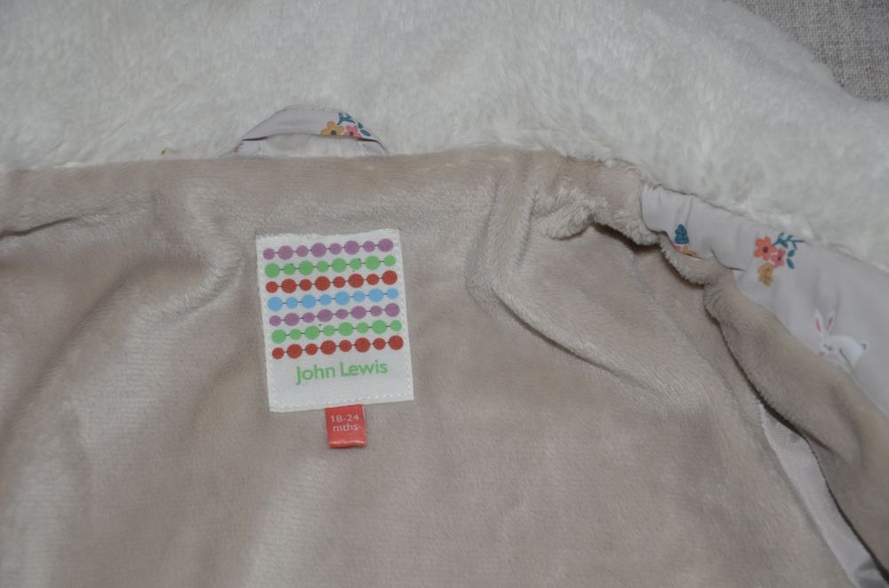 Светло Зимно Яке, 18-24 месеца, John Lewis