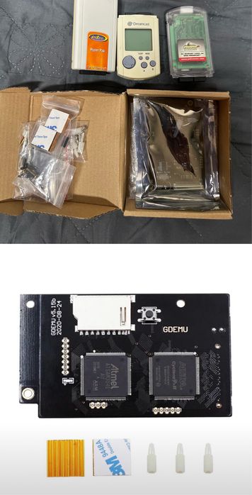 Sega Dreamcast 6 кнопочный джойстик, memory card, hyper pack итд