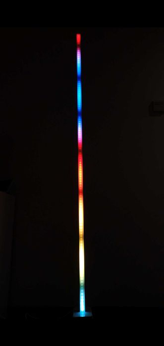 Profil cu banda led multicoloră (sunet, wifi, mobil) - produs handmade