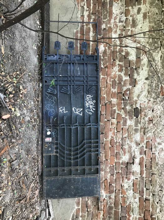 Porti fier masiv forjat Art Nouveau 1900 originale