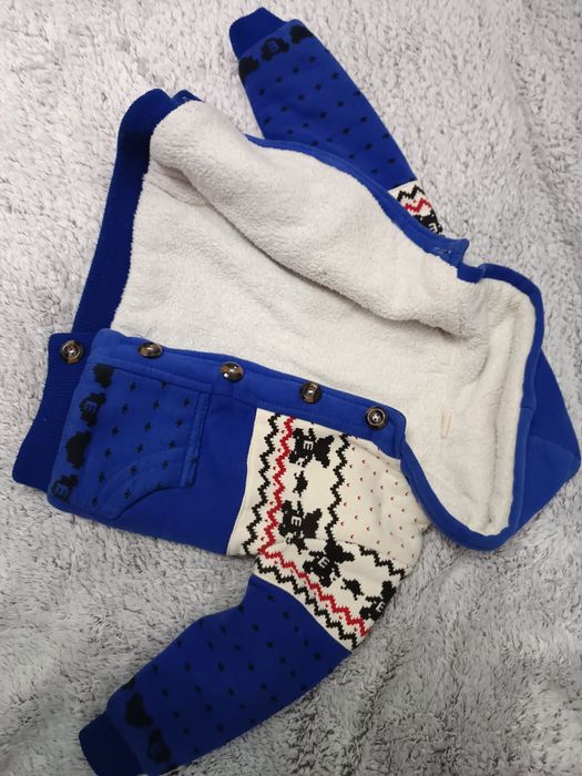 Детская утепленая кофта-куртка