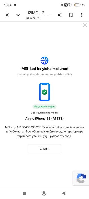 iPhone 5s 2ta bor