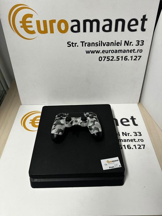 Consola Sony PlayStation 4 Slim, Black -T-