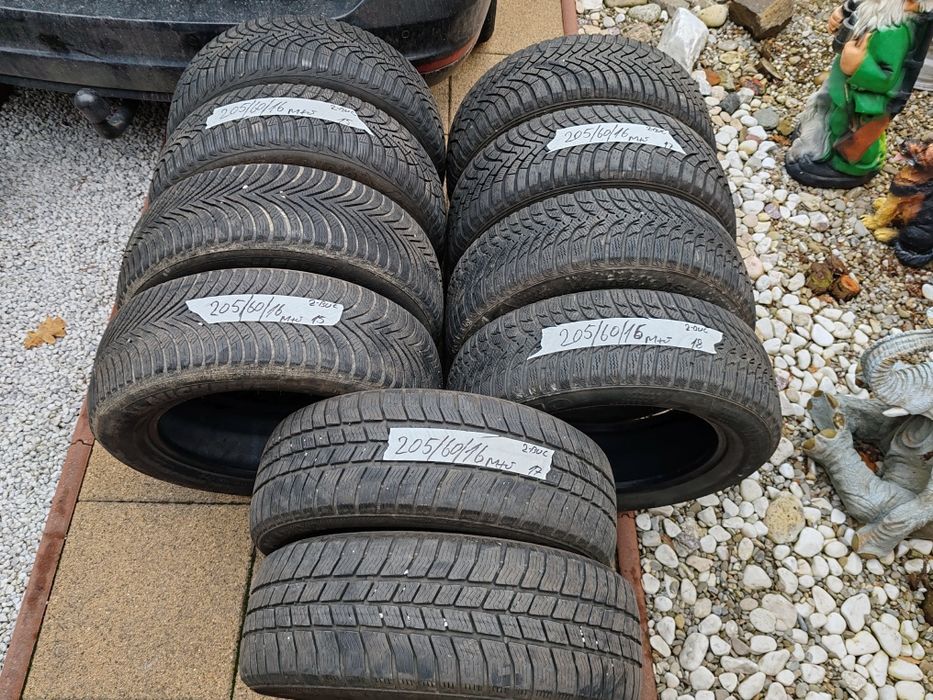Vând cauciucuri 205/60/16 M+S seturi de câte 2 buc imp Germania