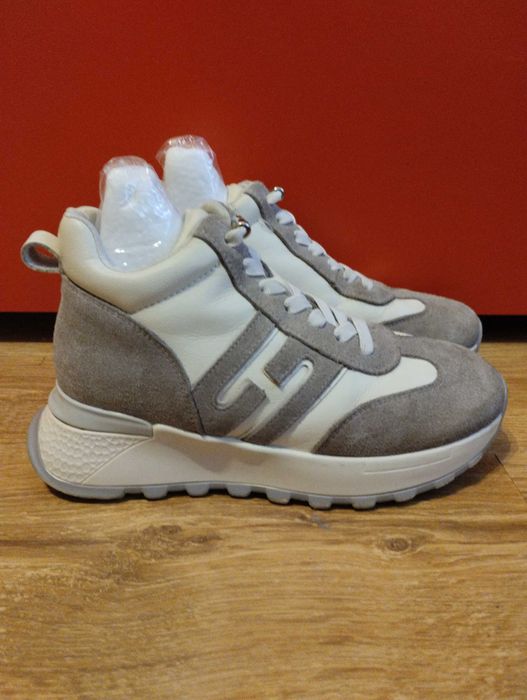 Обувки sneakers с вълна от ест.кожа и велур, за момиче р.33