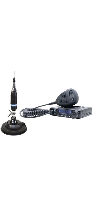 Pachet Statie radio CB PNI Escort HP 6500 ASQ + Antena CB PNI S75