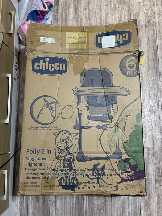 Стульчик Chicco Polly 2 в 1