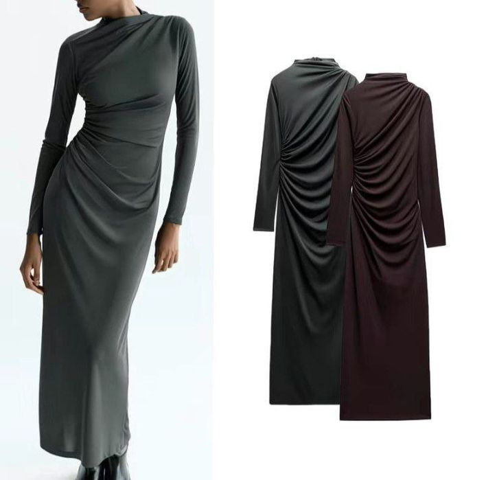 Ayollar va qizlar uchun ayni kuz bop zamonaviy koʻylak