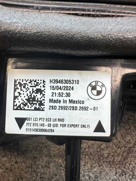 Stop haion stanga BMW X3 G01 facelift
