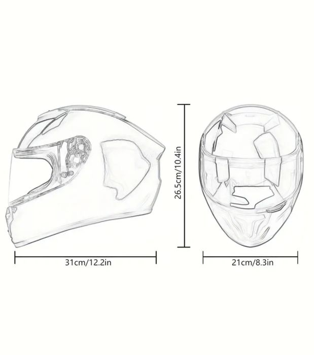 Чисто нова каска за мотор