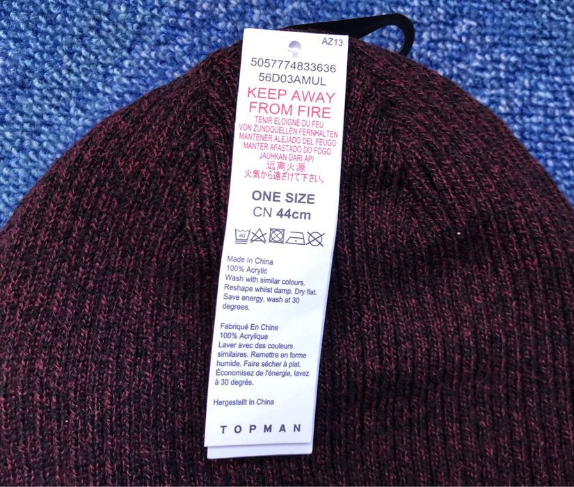 TOPMAN Beanie мъжки зимни шапки