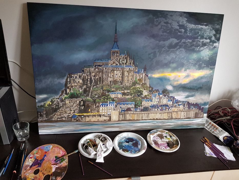 desenez/pictez portrete realistice si alte imagini dupa foto