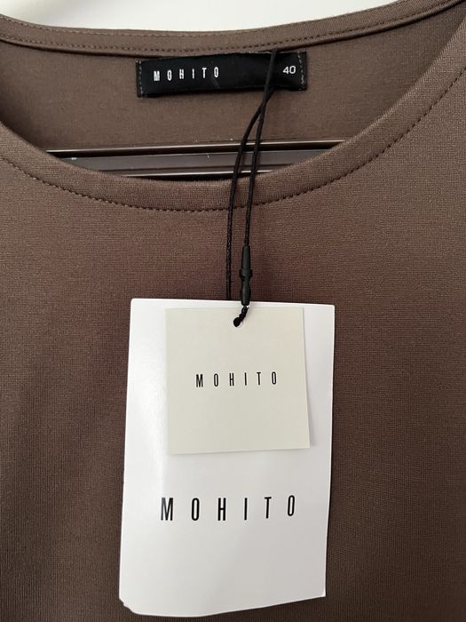 Рокля Mohito в кафяво-зелено