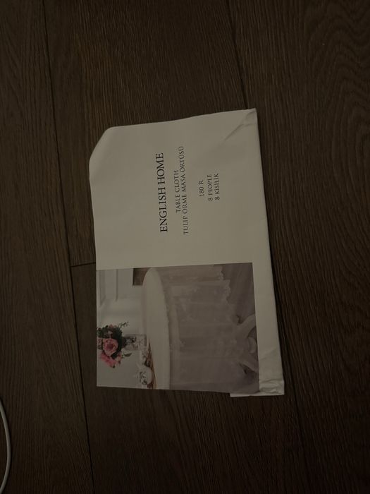 Покривки English Home, розова дантела