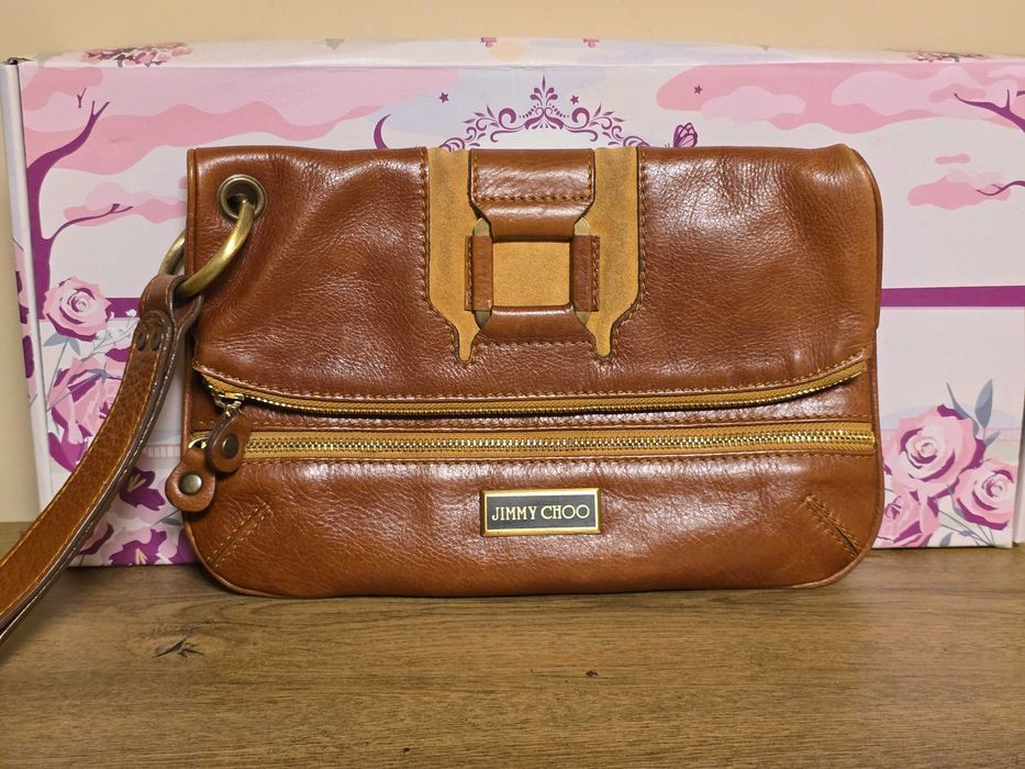 Jimmy Choo оригинална дамска чанта тип клъч