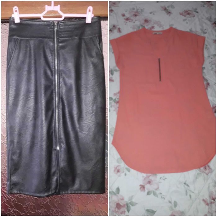 Fusta + Bluza -  Mărime S