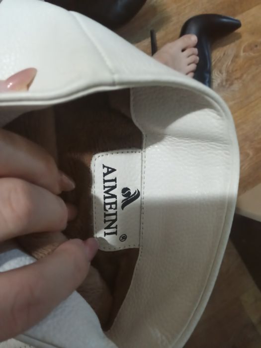 Бежевый обувь зимняя