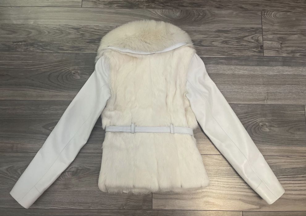 Geaca piele si blana naturala premium XS