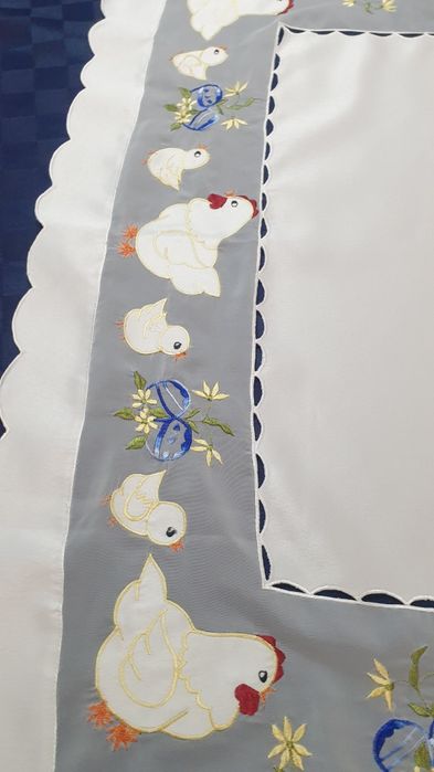 Сервиз с гъски,композиция с гъски  чифт патици,Великденско каре