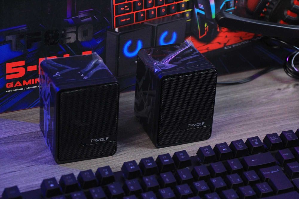 5in1 Klavetura+sichqoncha+kovrikcha+kalonka+quloqchin