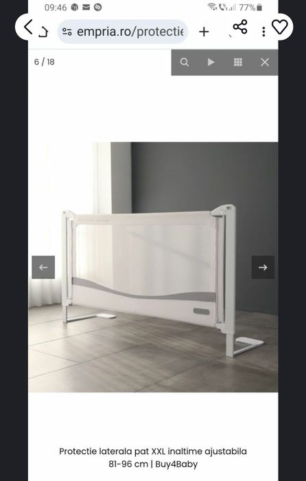 4 bariere de pat XXL premium 160/200 cm– Bed Guard pentru bebeluși